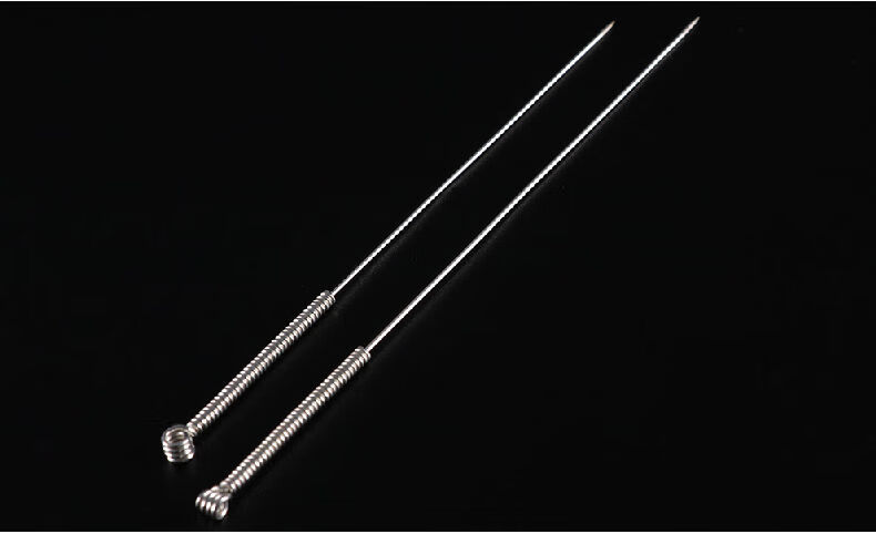 纯银针灸针中医用银针约99银质针针身针柄全银单支0525mm一寸