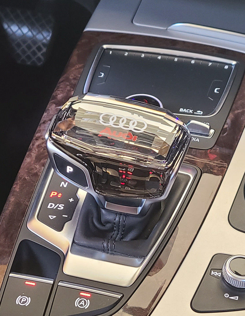 旁恩 适配奥迪a4l/a5/a6l/a7/q5l/q7/a8l排挡改装水晶档把换挡杆档把