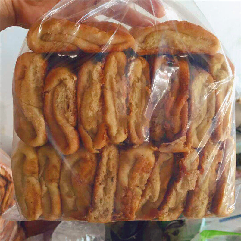安丰古镇特产软脆饼软饼苏北零食东台脆饼传统糕点老式农村自制10个