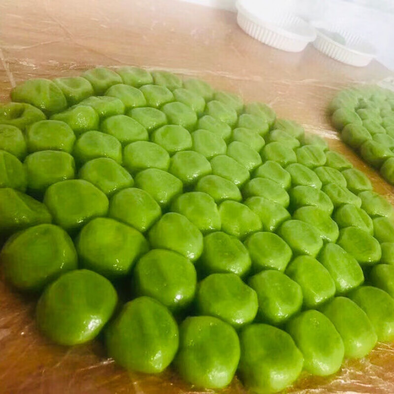 昆山正仪手工现做特产浆麦草网红青团子清明果零食糍粑年货枣泥30个