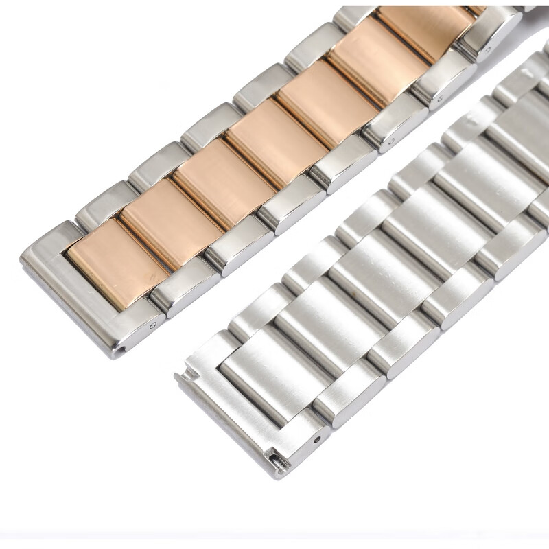 京品优选】适用原装西铁城卡西欧天王通用黑钢表带男士22 21 20mm表链