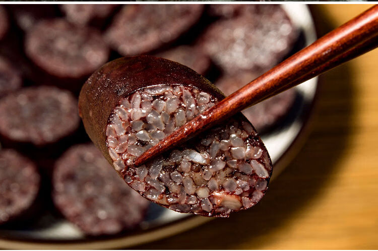 2斤/袋米肠云南糯米肠猪血米灌肠手工香肠糯米烤肠猪腊肠血肠500g 1斤