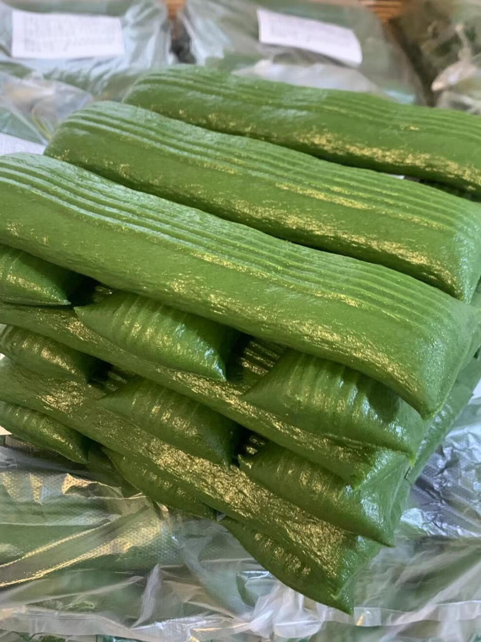 糯米艾草年糕2斤 宁波特产纯手工水磨粗粮农家食材速食炒年糕 (加糖