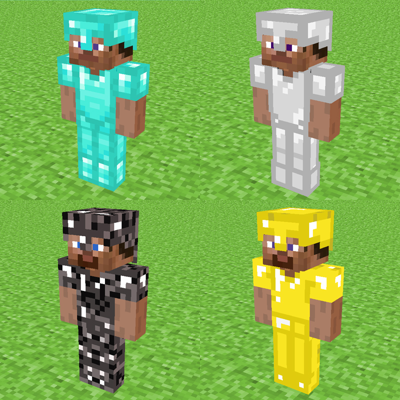 千纸鹿 我的世界史蒂夫可动 苦力怕 实体303 立体手工纸模型 w套餐