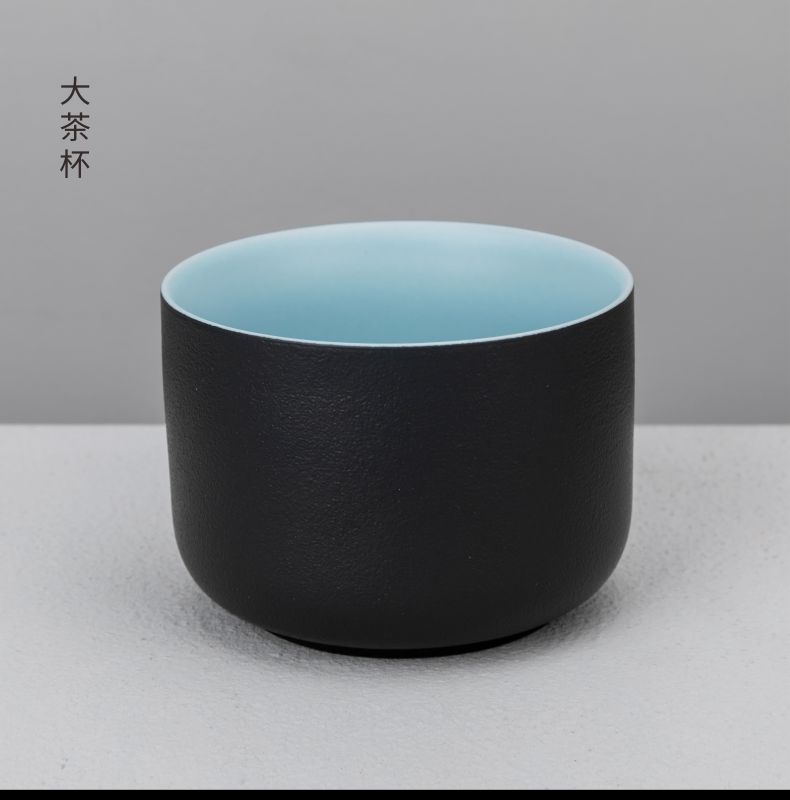 高端轻奢典界高档快客杯一壶三杯二杯单人陶瓷黑陶便携式小包办公旅行