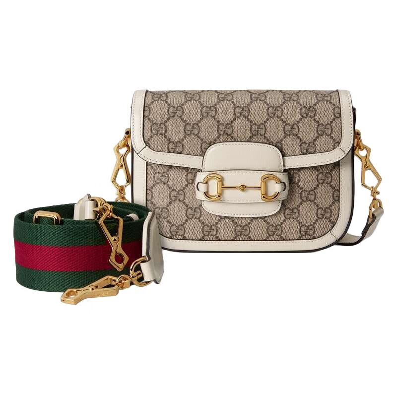 gucci古驰女包 经典马衔扣1955系列迷你小号马鞍包 斜挎包 单肩包