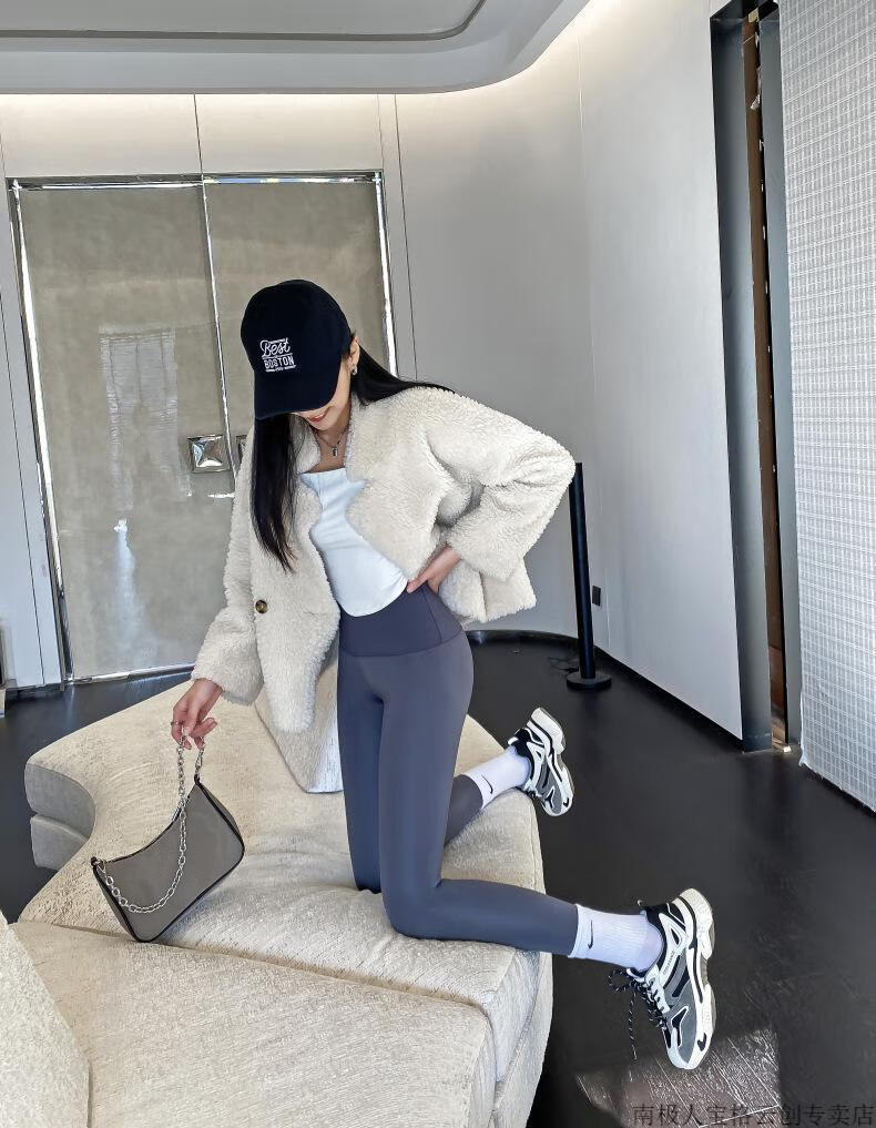 南极人秋冬芭比裤加绒加厚外穿保暖收腹显瘦鲨鱼裤女打底芭比裤子现货