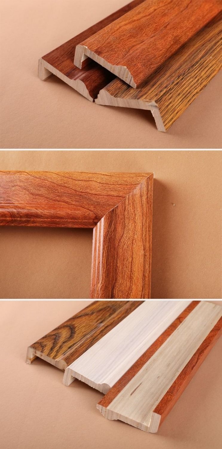 衣柜包边门框线条免漆生态板实木门套线同色配套实木边框装饰线条 大