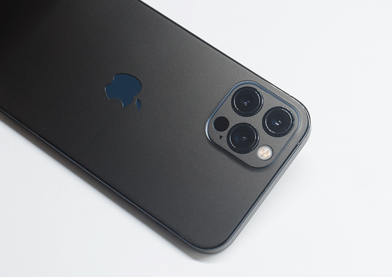 12背膜苹果12promax全包边后膜12mini磨砂冰膜贴纸12pro边框改色冰膜