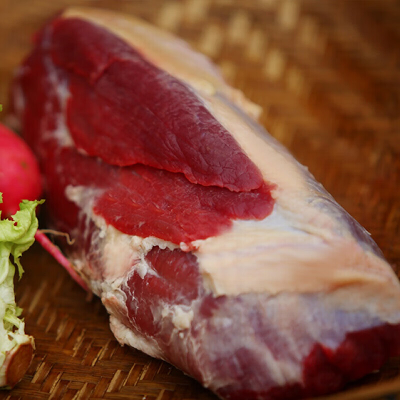 贵州农家厚切土黄牛肉放养新鲜当天现杀健身肉小黄瓜条孕妇4斤