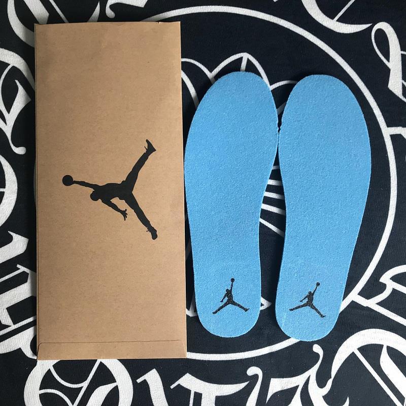 aj1鞋垫适配 3 4 6 13 34鞋垫原装空军一号北卡蓝激光蓝鞋垫 倒钩黑色