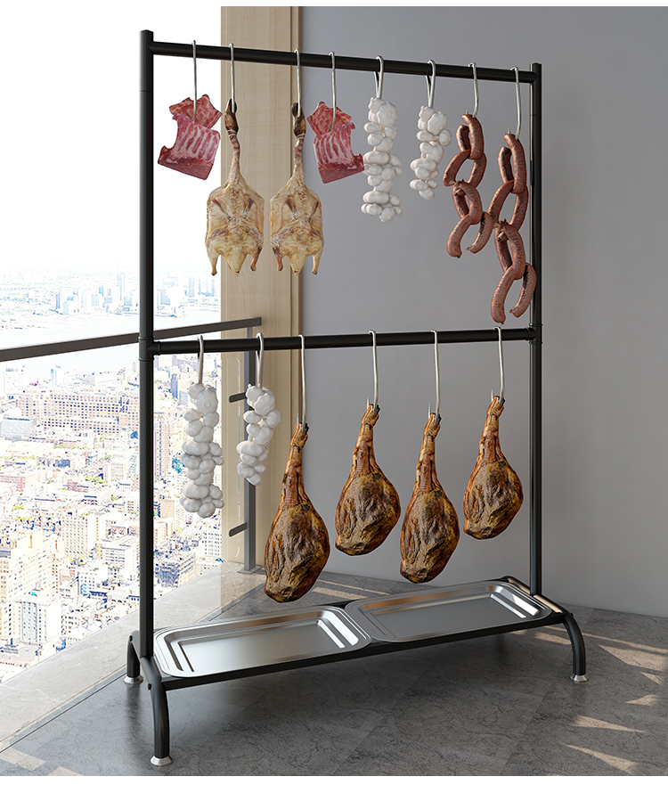 挂香肠腊肉的架子挂晒带鱼烧腊架烤鸭架烤鸡腊肉烤鹅晾鸭坯沥油水架
