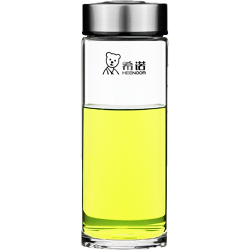 希诺 新款加厚耐热透明水晶玻璃杯6016-380ml