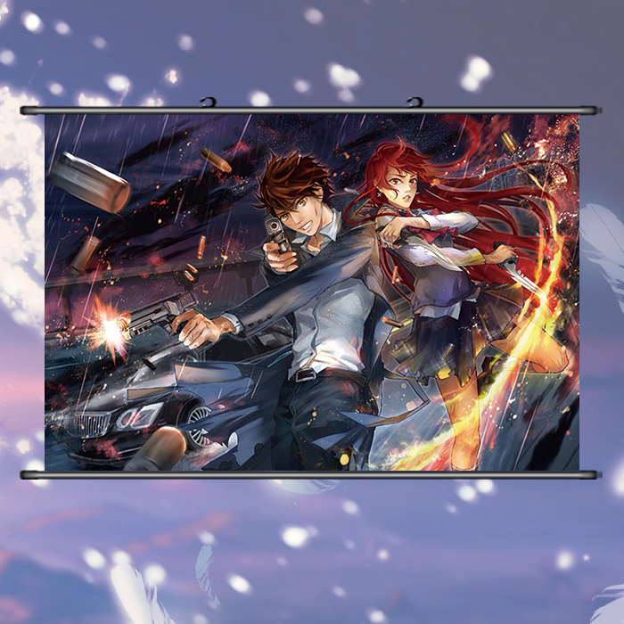 龙族上杉绘梨衣挂画路明非楚子航游戏动漫挂画海报来图来图专拍90135