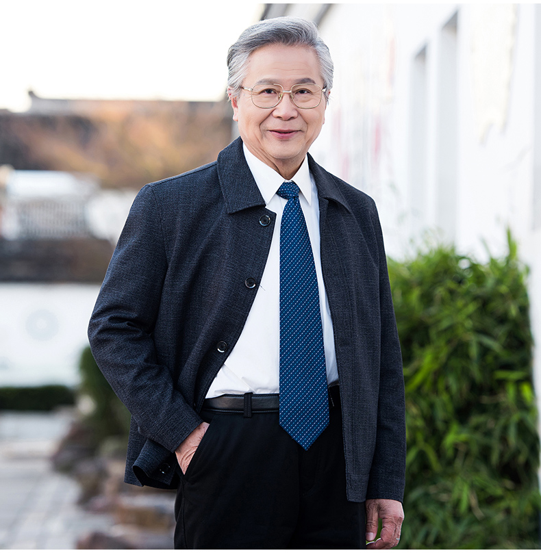 老爷车轻奢品牌老人外套男秋装70-80岁爷爷装上衣中老年男装50-60爸爸