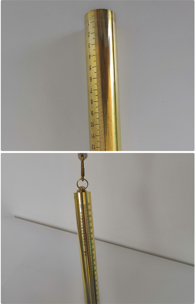 试水尺油罐量水检测铜管式纯铜防爆试水尺量水尺测油深测水纯铜试水尺