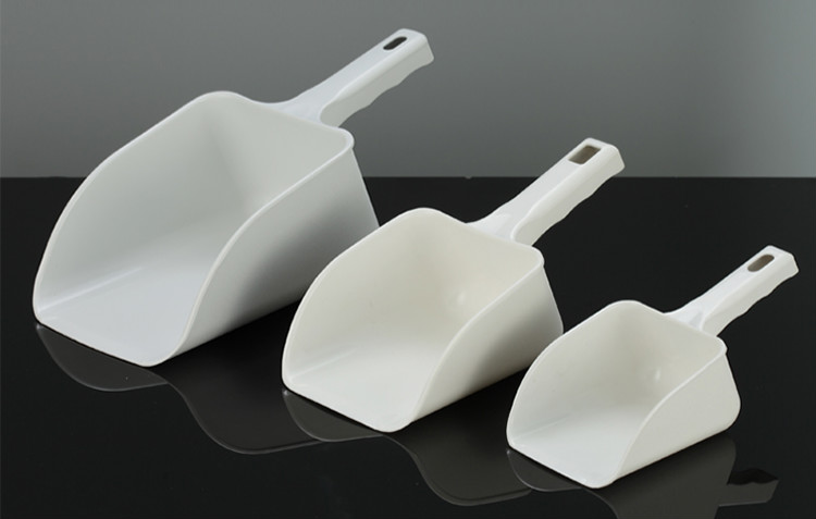 奶茶店冰铲塑料铲子不锈钢铲冰勺加厚冰铲冰块铲冰 pc方冰铲大号