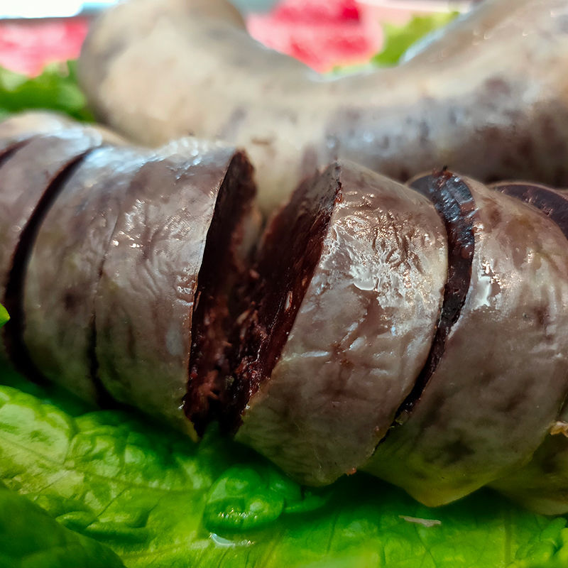 橙伯乐内蒙古通辽特产正宗荞面猪血肠东北大血肠杀猪菜即食农家自制现