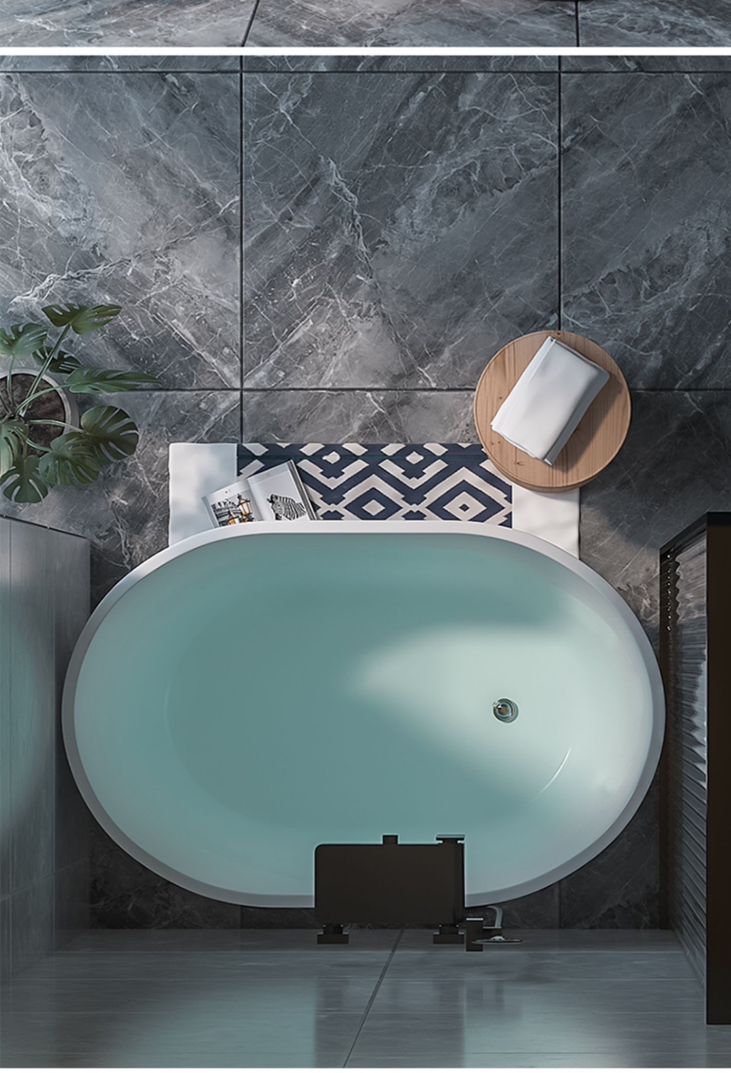 小户型浴缸亚克力网红独立80cm90深泡日式小型迷你加深小浴缸家用