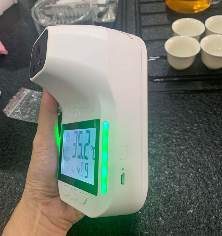 室外零下自动测温仪立式非接触低温探热器高精准电子温度检测仪k3pro