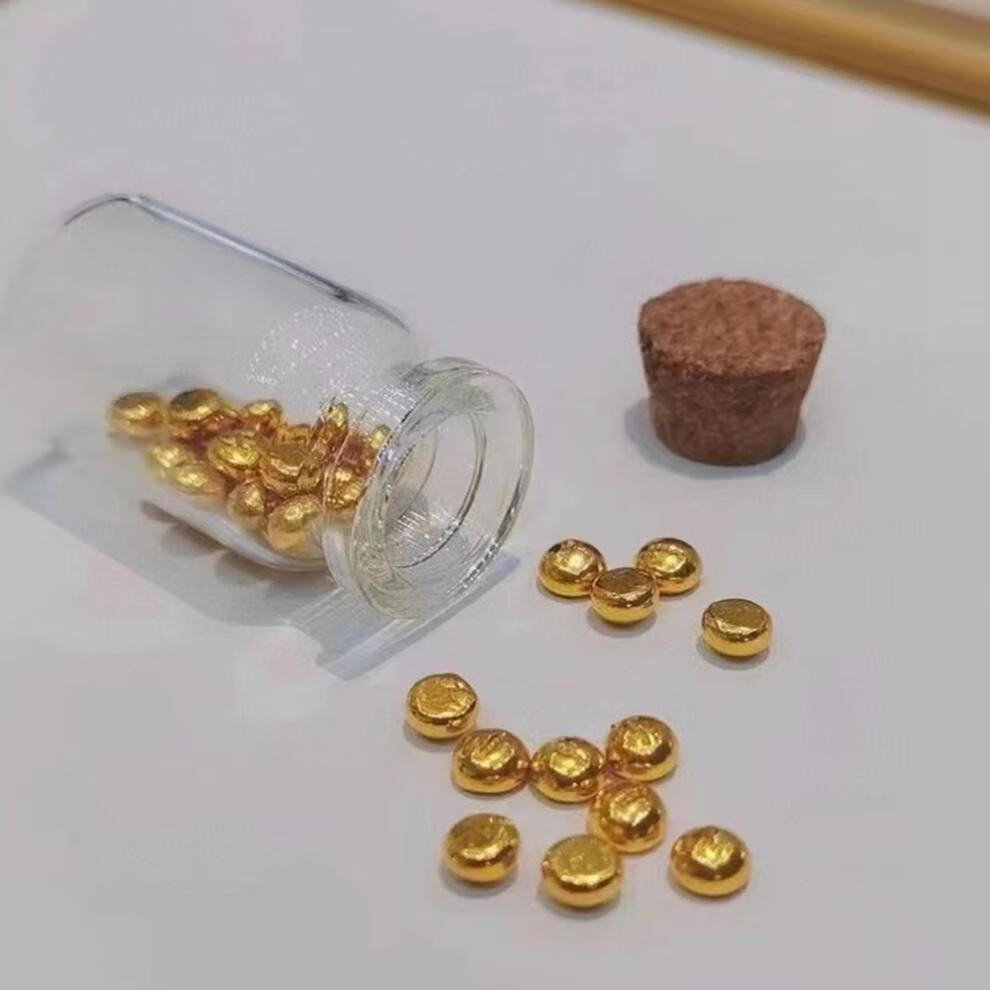 【欧阳先生】金豆999黄金足金原料金疙瘩1g金豆豆黄金豆豆投资收藏