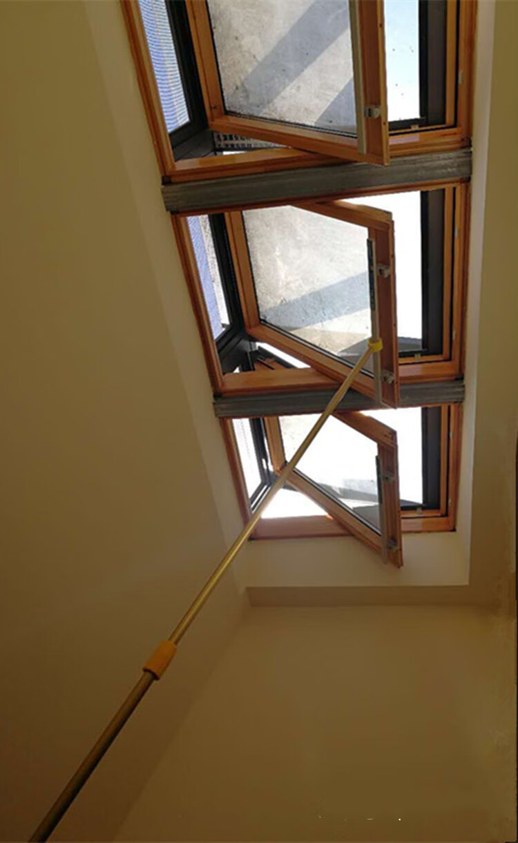 天窗拉杆开窗斜屋顶面阁楼地下室门窗户辅助伸缩开关把手拉手拉杆流玥