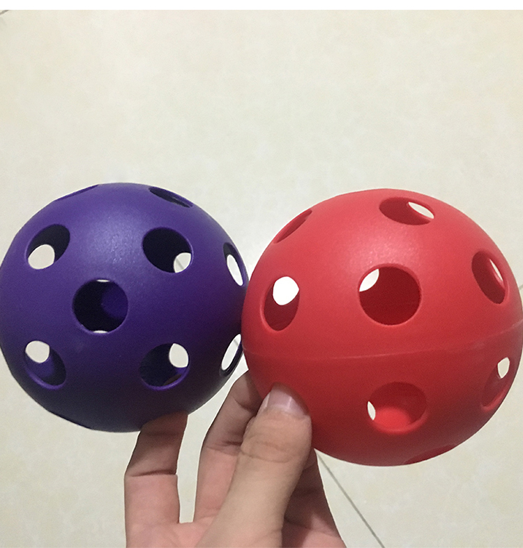 婴儿扣洞洞玩具 洞洞球早教婴幼儿童手抓球多孔抠洞抓握红球触觉感知