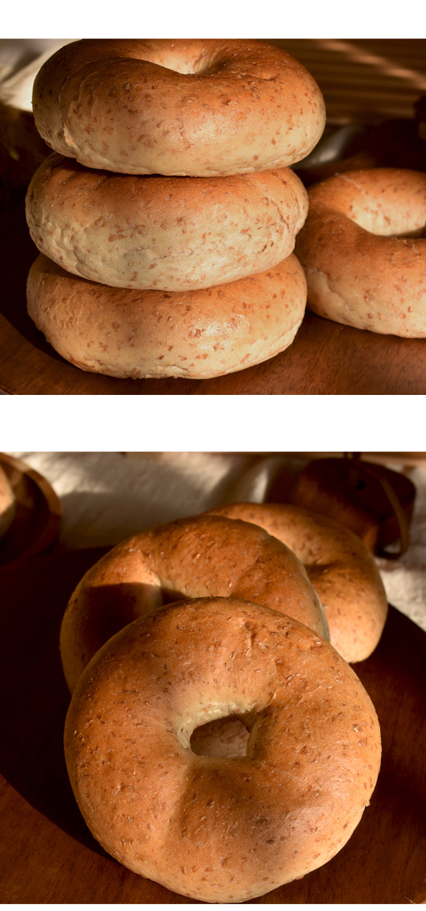 全麦贝果面包健康代餐零食早餐3枚80克