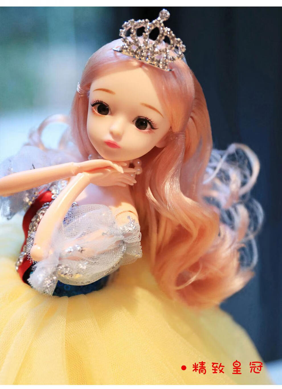 迪士尼disney新年礼物儿童女孩感女童元旦芭比娃娃白雪公主玩具女孩