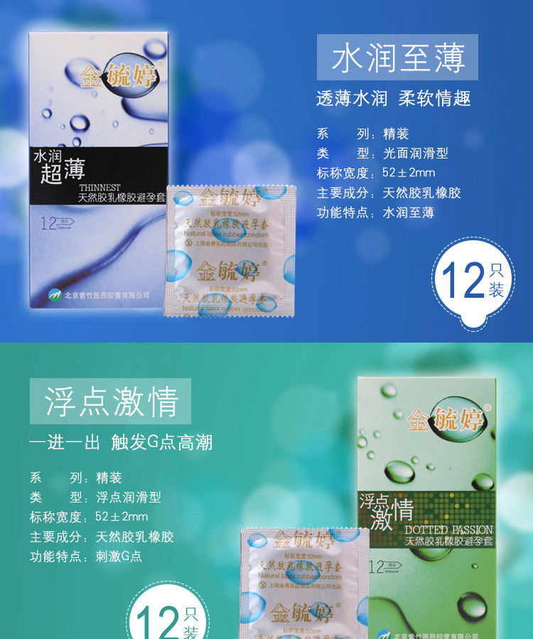 金毓婷避孕套超薄螺纹安全套男女夜晚激情防泄爱爱套酒店成人性计生
