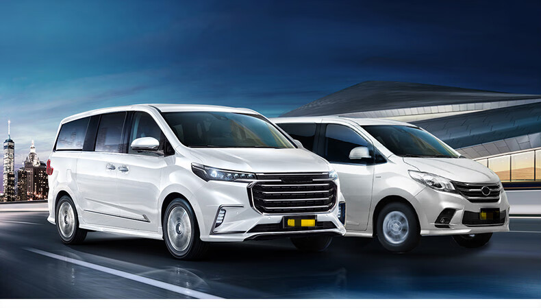 20商务车汽车贴内饰爆改装饰大通g10手动3门门槛条后护板8件银色蓝标