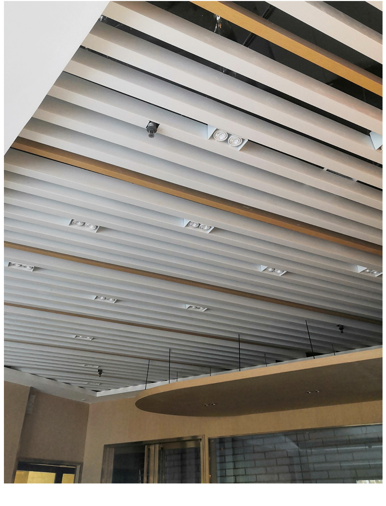 朗科达方通专用灯吊顶铝方形明装筒灯商场网吧健身房亮格栅灯led射灯