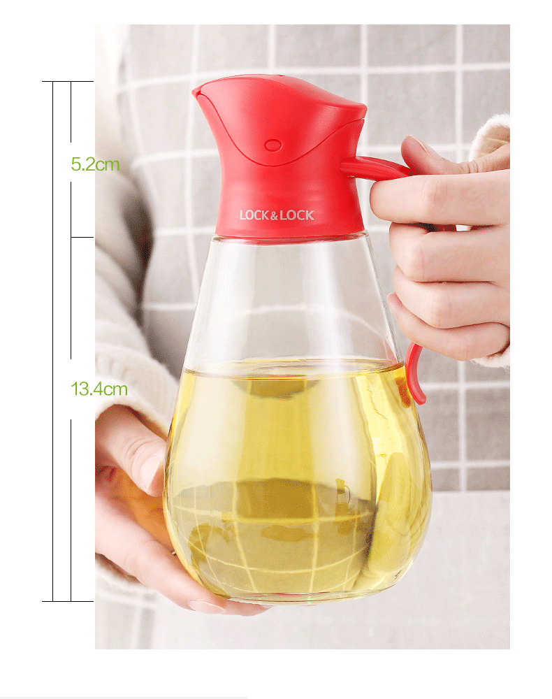 乐扣油壶玻璃防漏玻璃调味料储油酱油醋瓶控油壶大号家用厨房用品新款