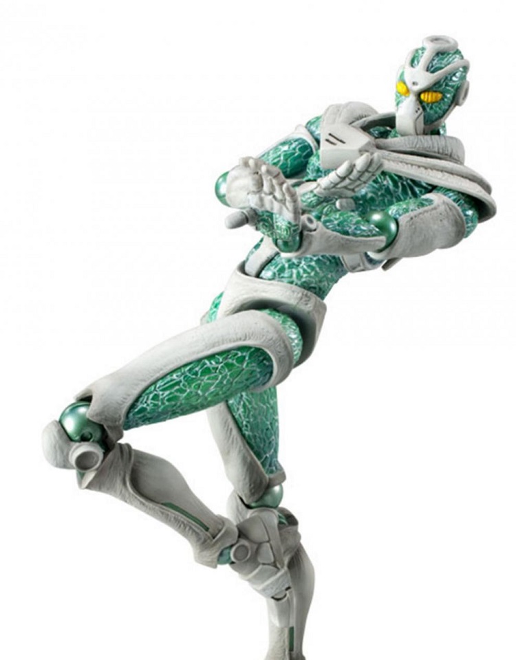 代理版现货超像可动jojo的奇妙冒险替身绿色法皇再版手办成人全新现货