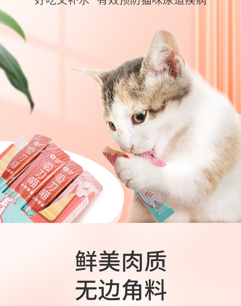 好适嘉宠物零食吸力喵条240g12g20成幼猫通用猫咪猫条零食好适嘉吸力
