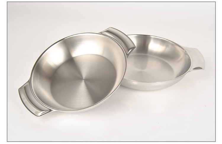 水果碟加厚316不锈钢盘子碟方形盘零食碟小煎盘可加热暖菜盘161820cm