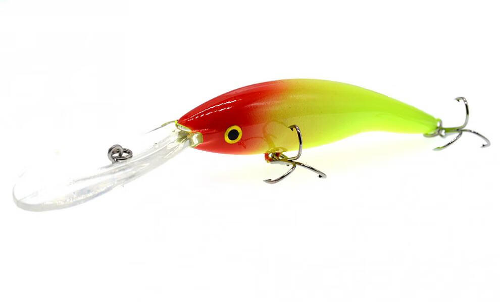 5cm出口塑料仿生饵假饵硬饵渔具路亚饵远投长舌板深潜假鱼饵翘嘴鲈鱼