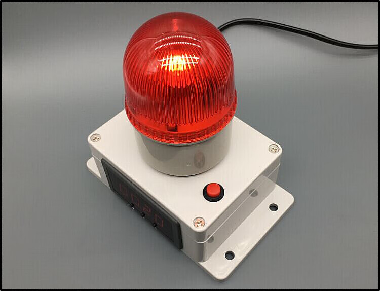 电子数显自动计时报警器工作定时器倒记时工业时间仪表提醒声光90分贝