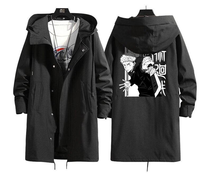 携鱼咒术回战衣服动漫周边五条悟吧唧jumpshop加绒卫衣cos外套2021a