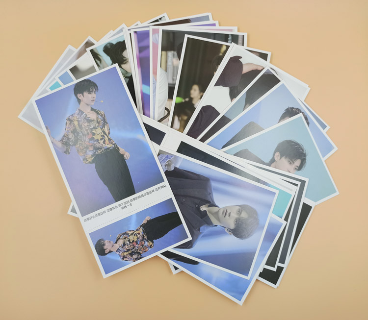 周边小卡 蔡徐坤明信片小卡片照片集签名写真贴纸周边生日礼物应援