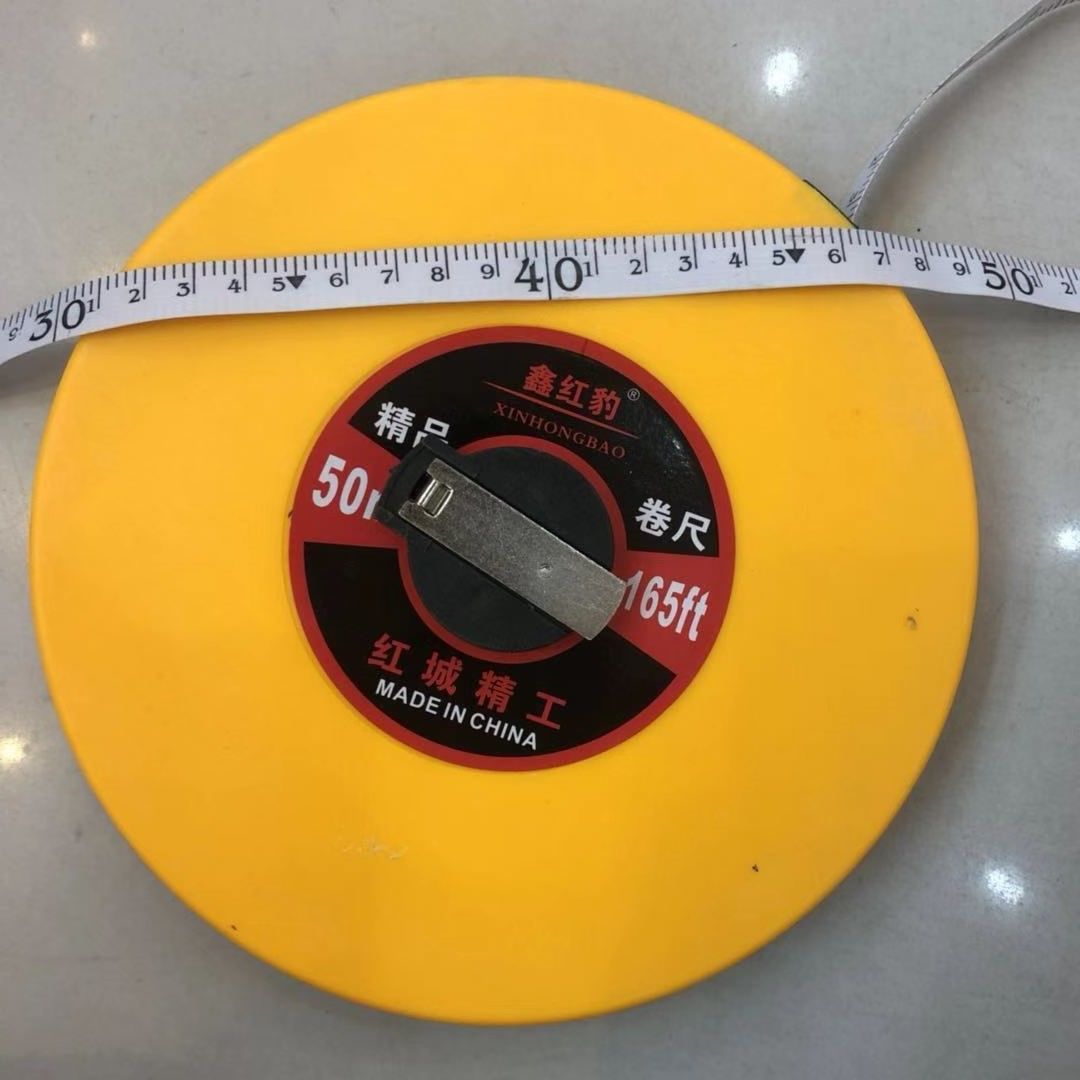 皮尺10米20米30米50米100米皮卷尺圆盘尺侧量尺软尺工程盒尺 10米皮尺