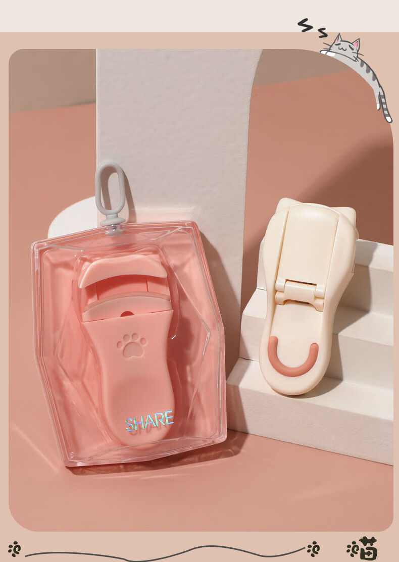 精选睫毛夹卷翘持久定型新版眼便携睫毛夹子局部替换胶条修眉刀古莎裸