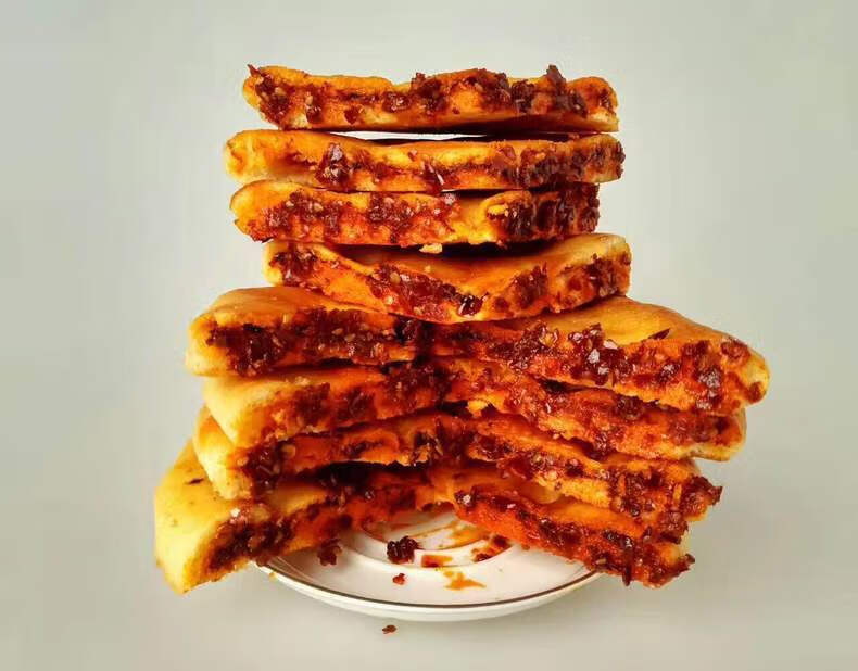 新疆辣皮子馕玫瑰花手工烤囊饼正宗早餐烧饼糕点特产小吃零食美食图片