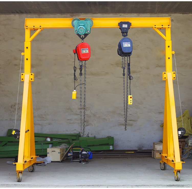 移动式龙门吊龙门架吊机龙门吊2吨电动龙门吊架移动升降式航吊龙门架