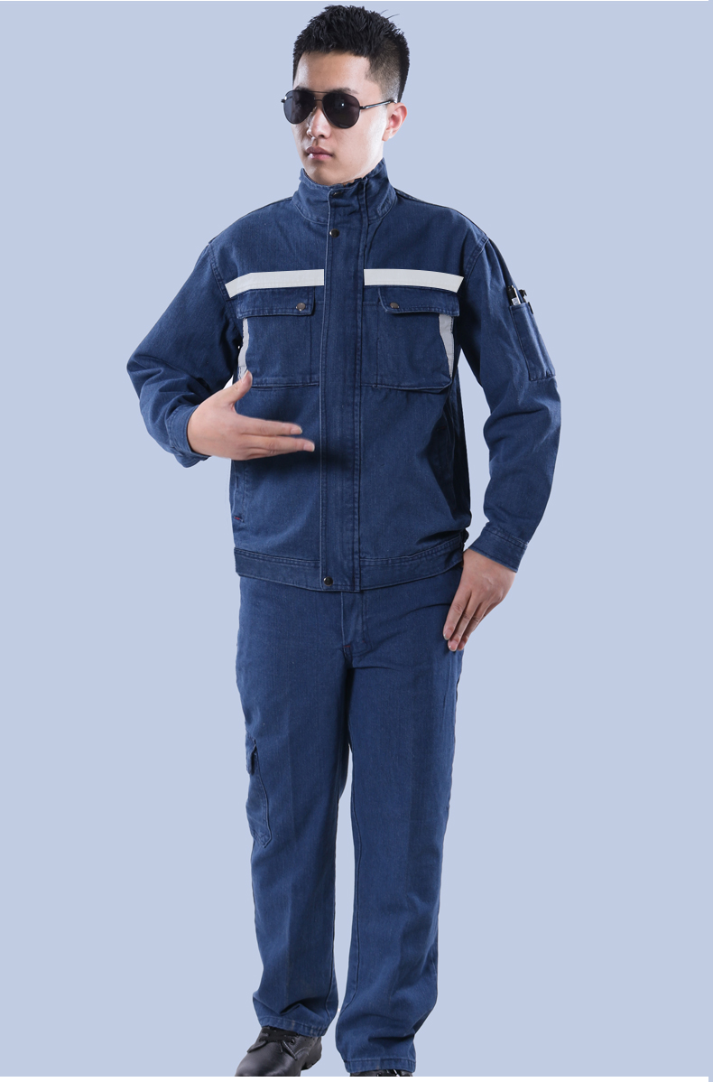 携鱼 工作服套装男士秋冬电焊工装外套工服工地耐磨