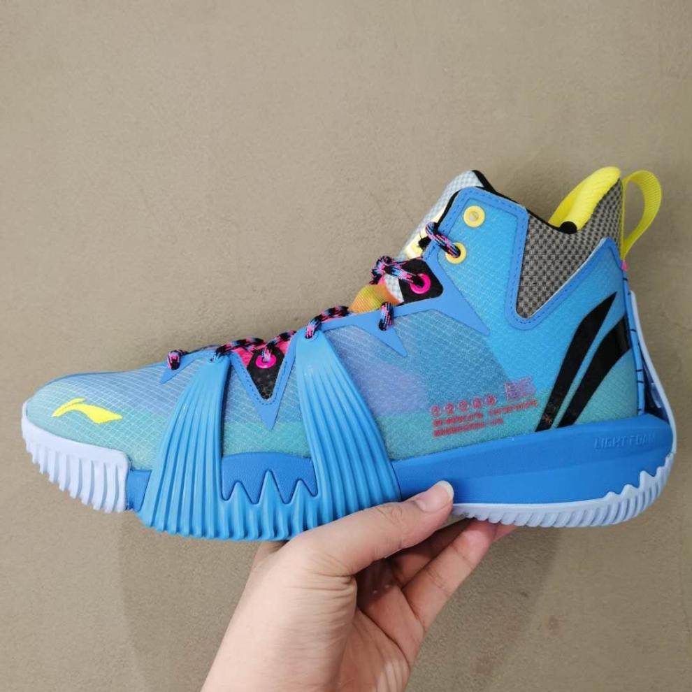 李宁反伍1代篮球鞋男badfive高端42外场耐磨实战abfq015 豹纹/红色