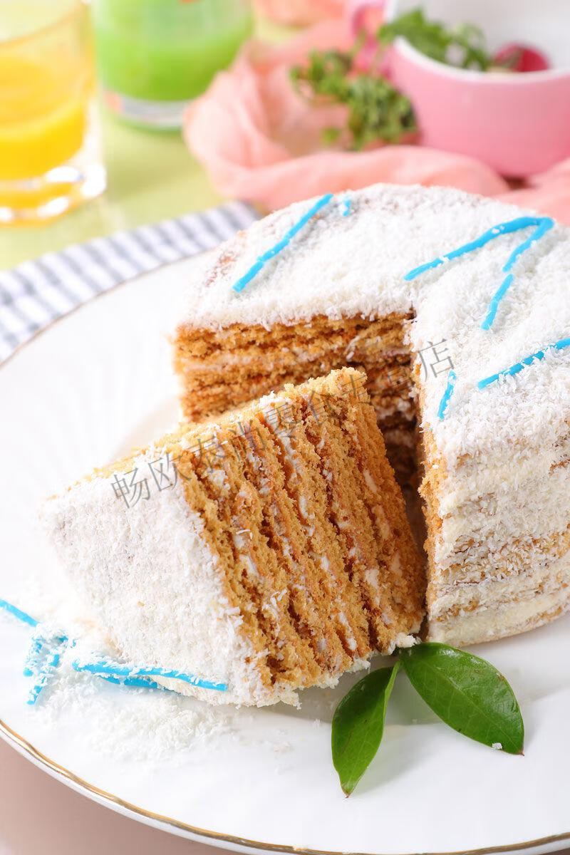 俄罗斯风味提拉米苏奶油千层蛋糕网红甜点夹心面包西式糕点心原味1