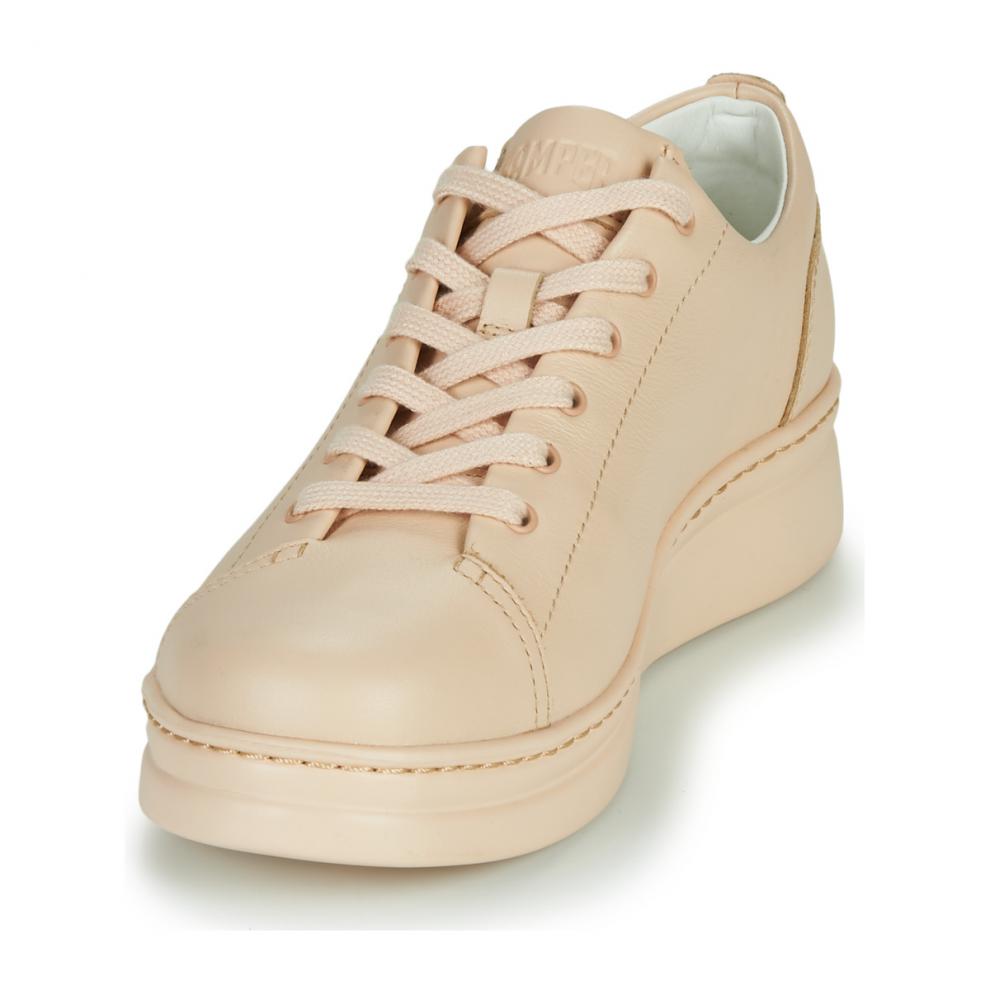 camper看步run女鞋时尚百搭中跟系带板鞋玫瑰色春秋k200645022玫瑰色