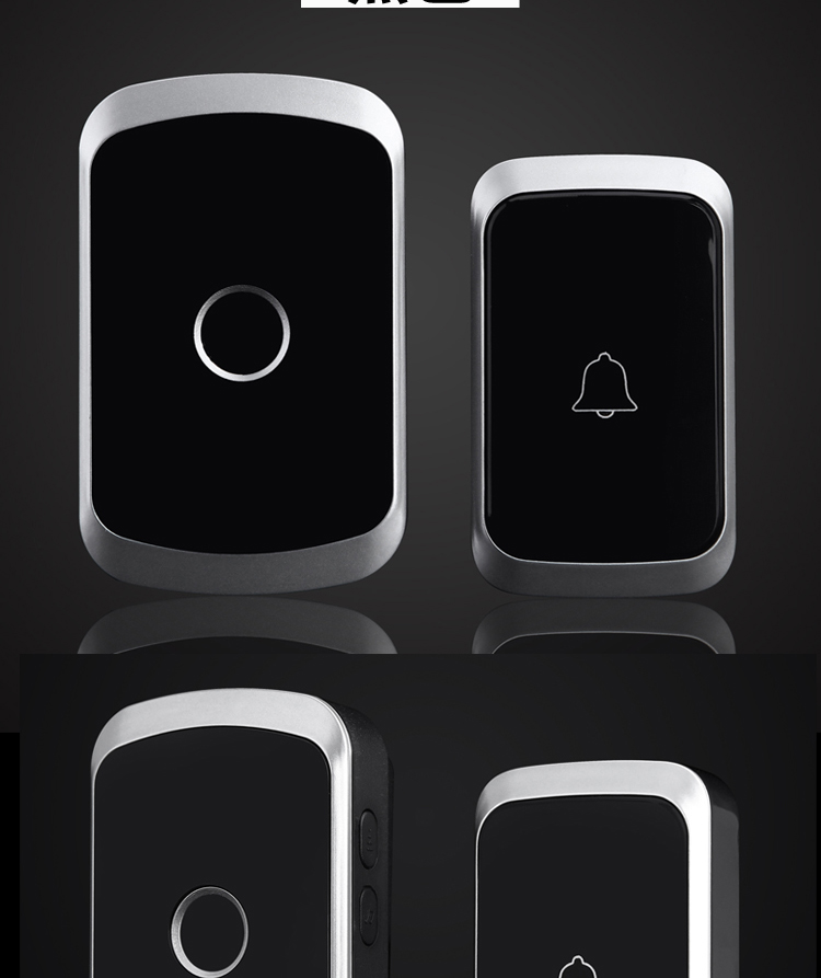 小米(mi)华为通用门铃无线家用智能超远距离电子遥控防水门玲一拖一