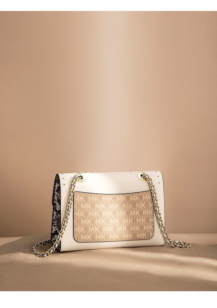 barackjieck轻奢品牌包包法国山茶花系列真皮女包气质时尚链条锁扣